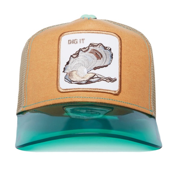 ⭐️NIB Limited Edition Goorin Brothers “Dig It” Oyster Trucker Hat - Picture 2 of 9